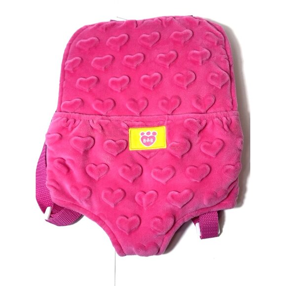Build A Bear BAB Clothes & Backpack Lot Carrier Pink Hearts Smurfette Care Bear - Picture 9 of 14